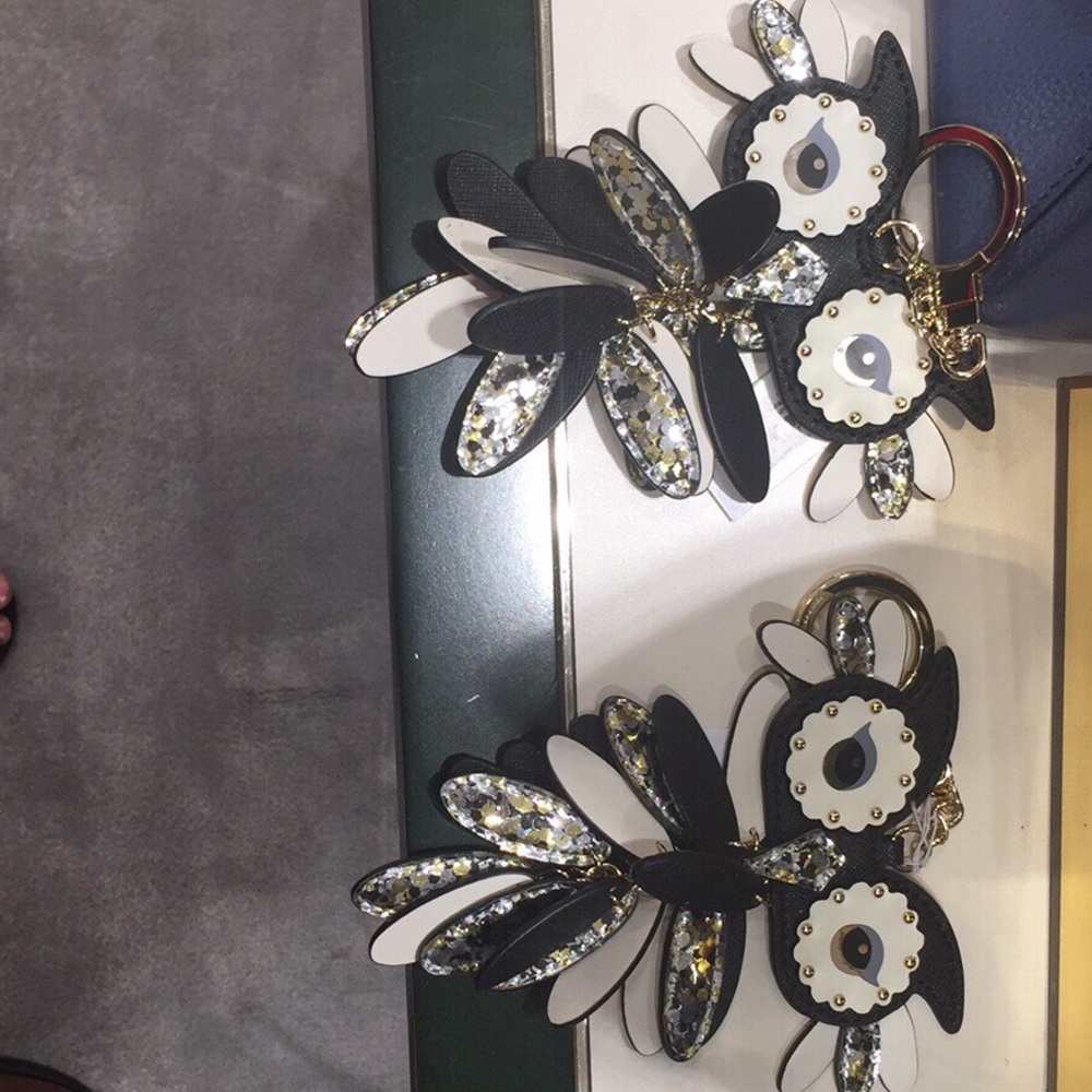 Kate spade owl keychain